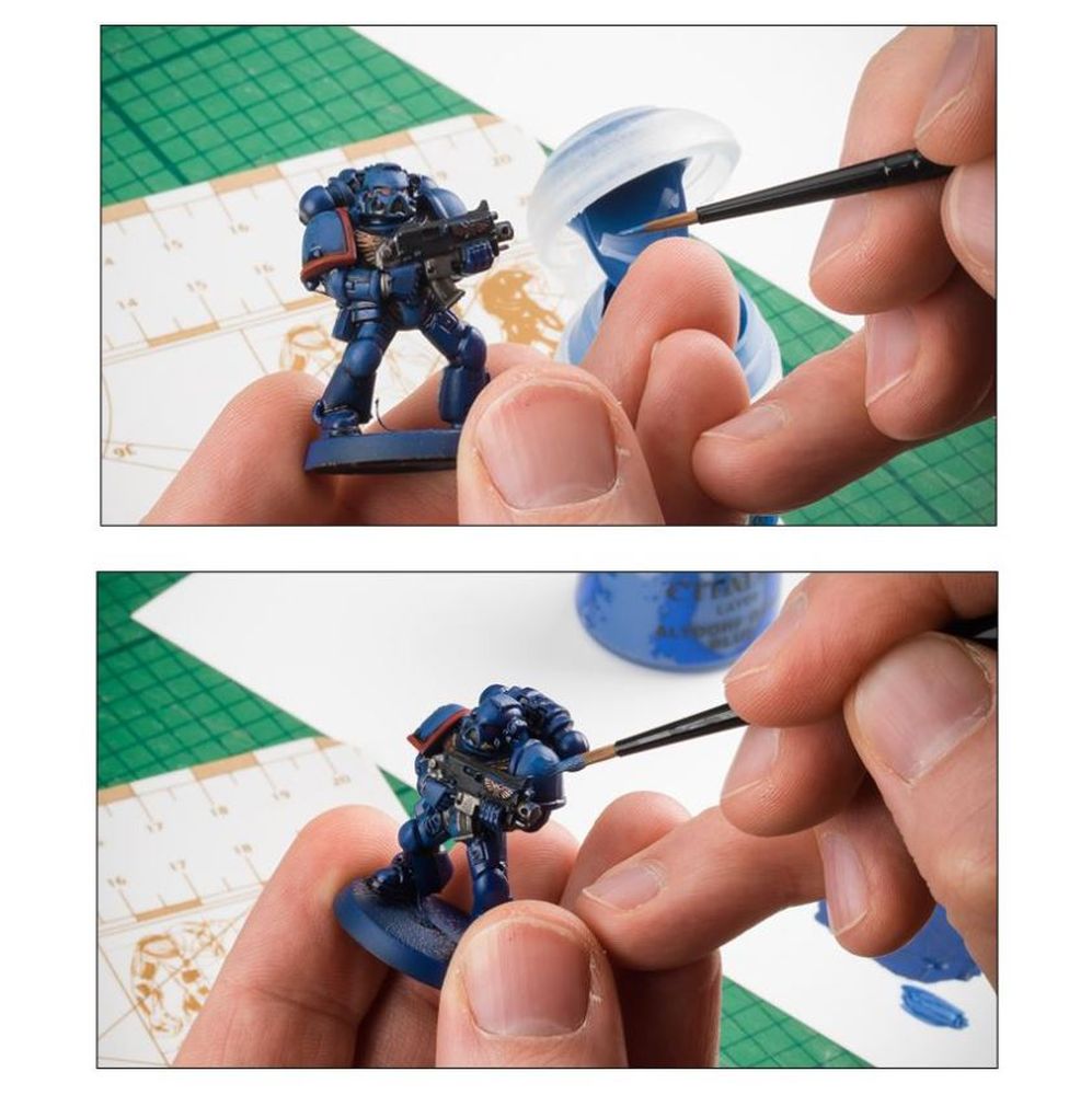 citadel medium layer brush - pennello per colori acrilici