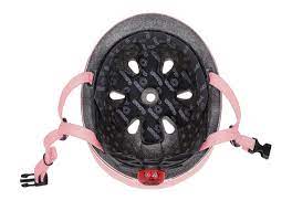 globber - caschetto junior xxs/xs (45-51cm) - rosa pastello
