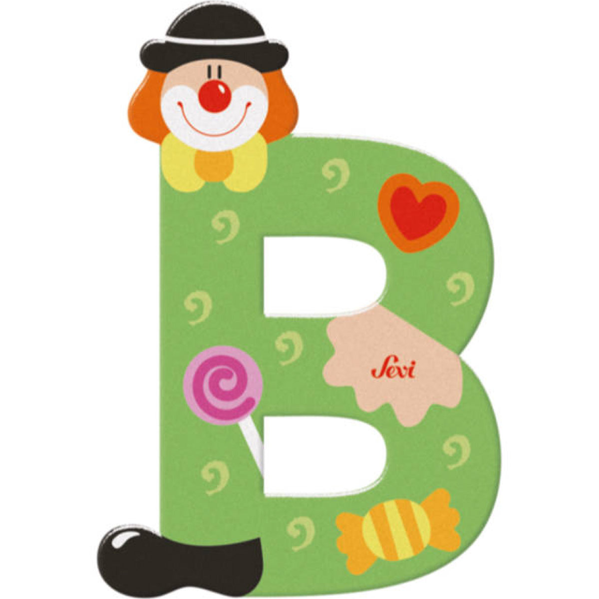 lettera b - clown