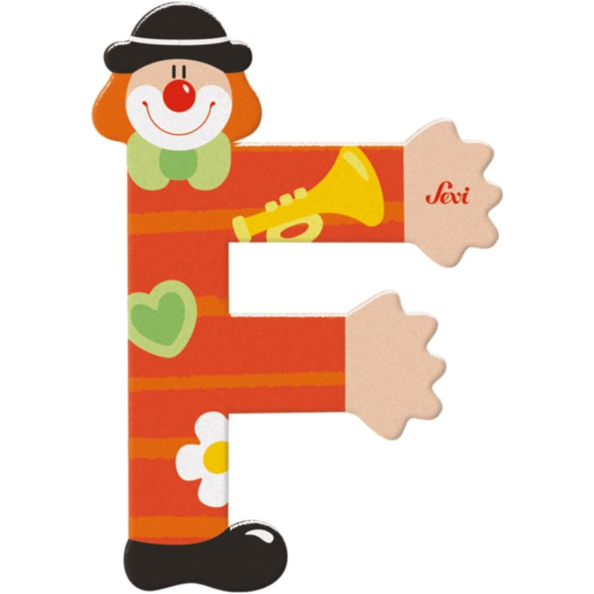 lettera f - clown