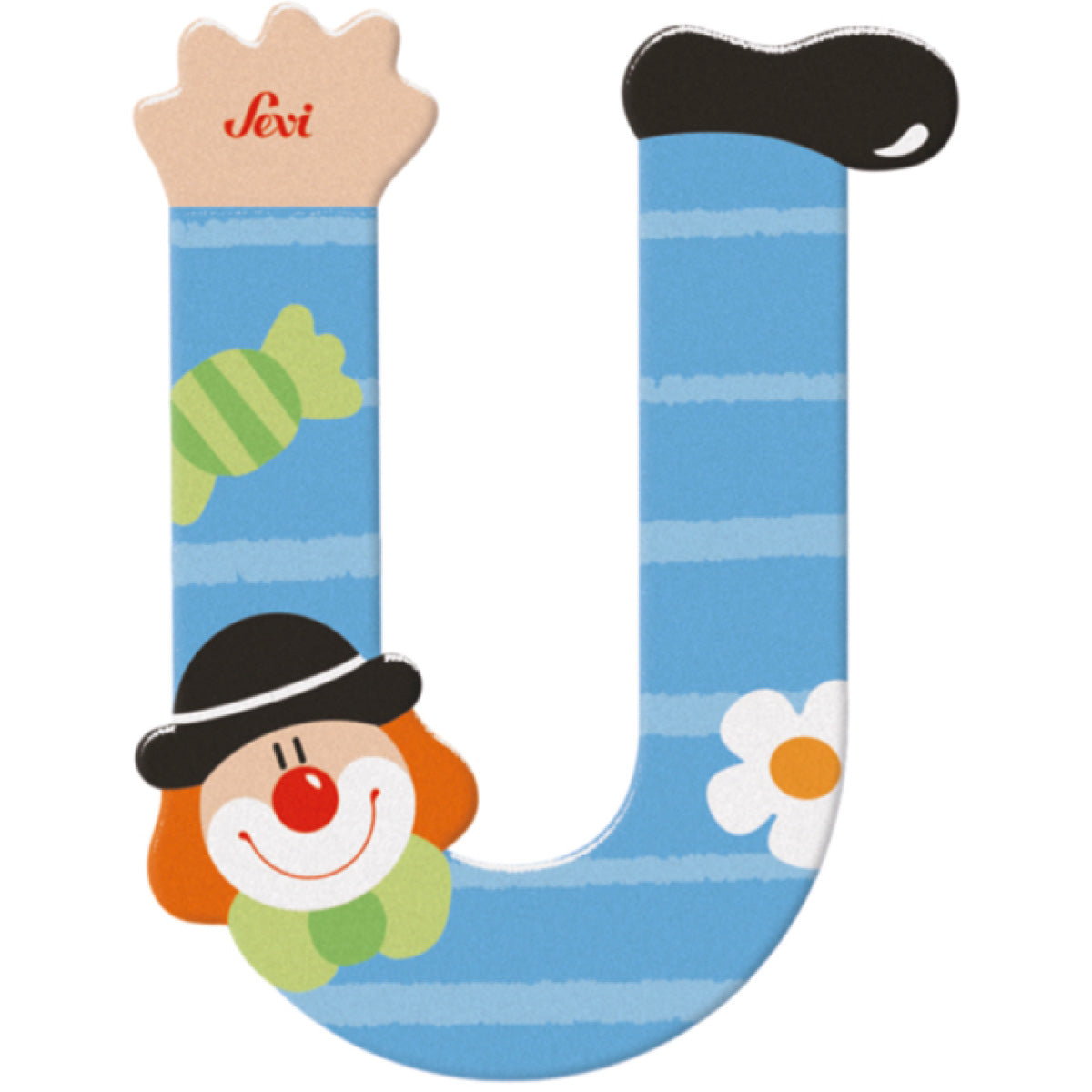 lettera u - clown