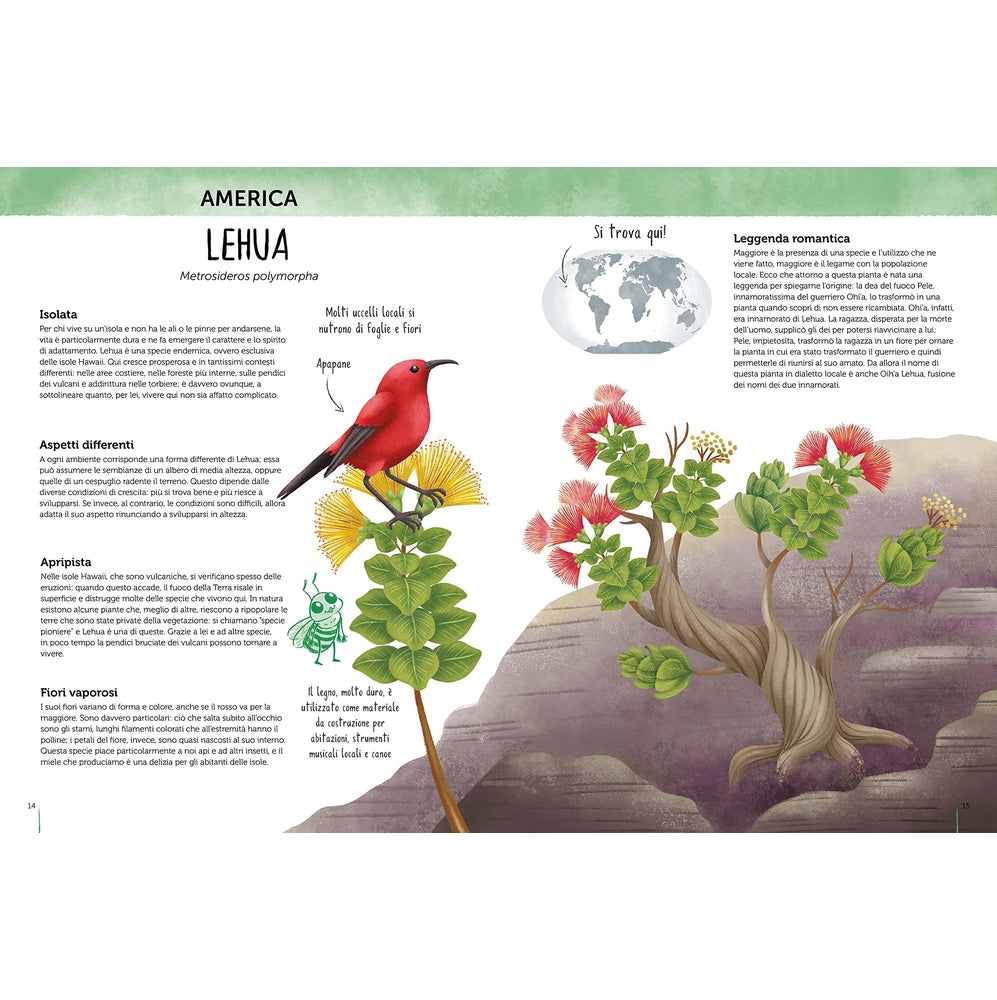 reference books - atlante della biodiversita - flora del mondo