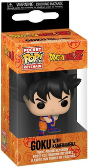 dragon ball z - goku con la kamehameha 4cm - funko pocket pop! portachiavi