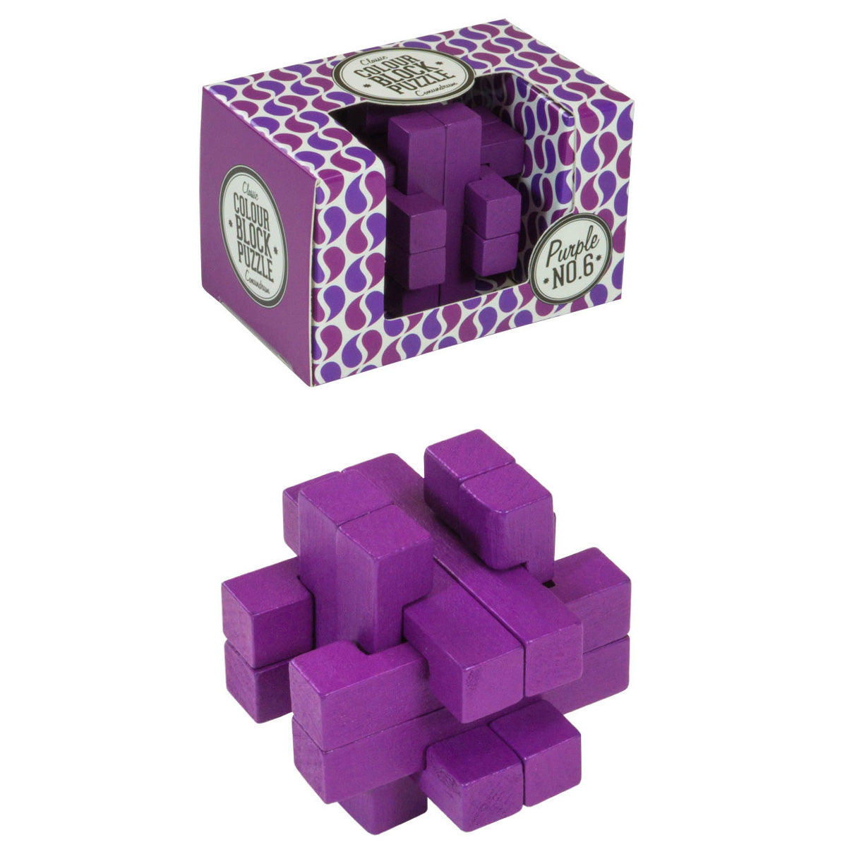 colour block puzzle - 1 modello assortito