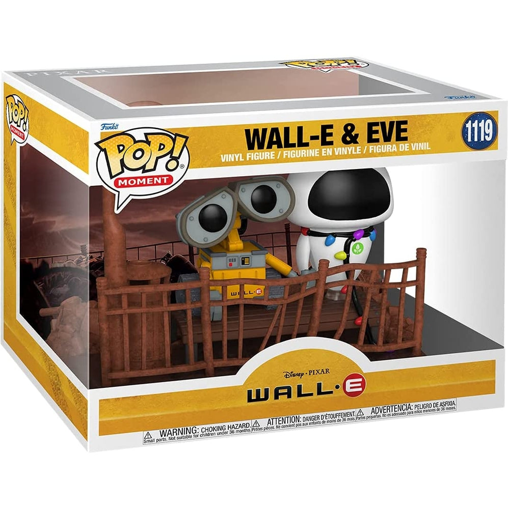 disney-pixar: wall-e - wall-e & eve - funko pop! 1119