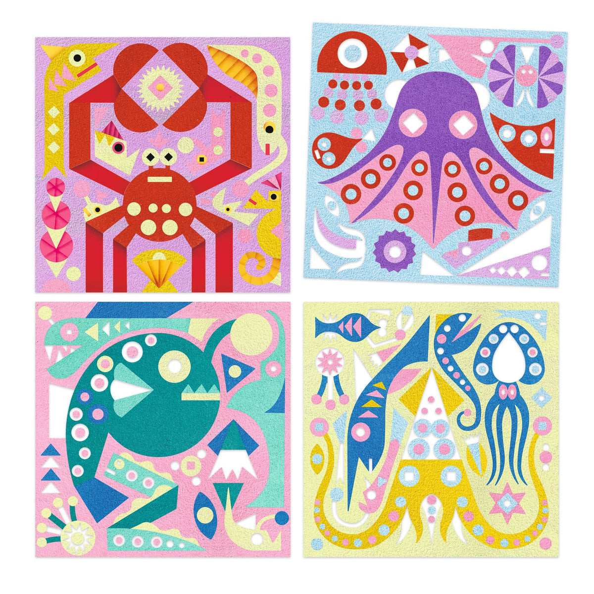 quadri con sabbia fosforescente - sea lights