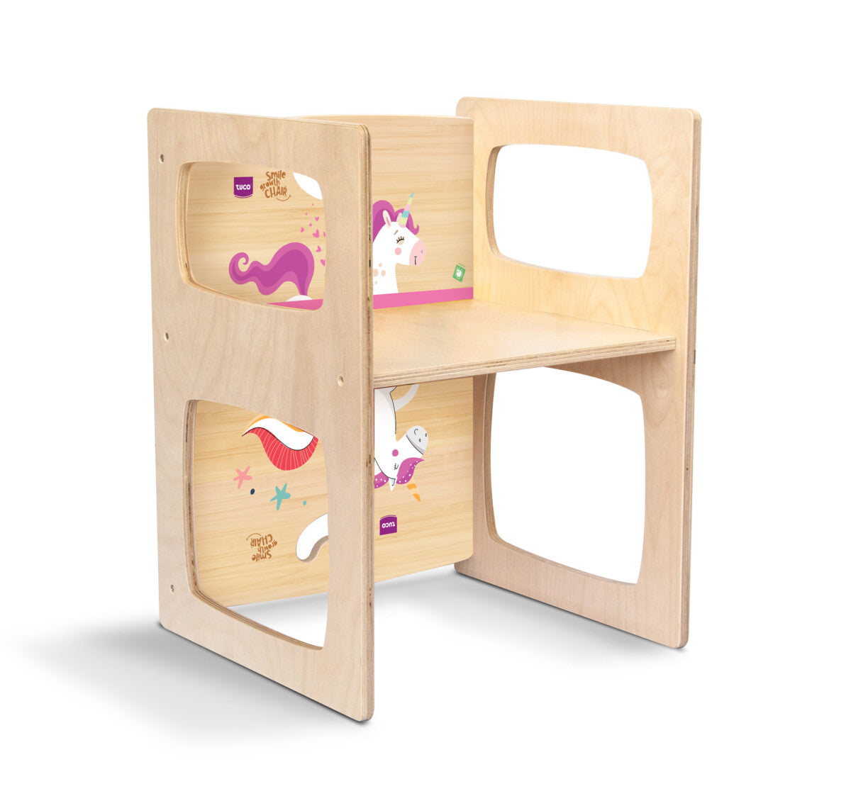 poltrona montessori in legno - principesse