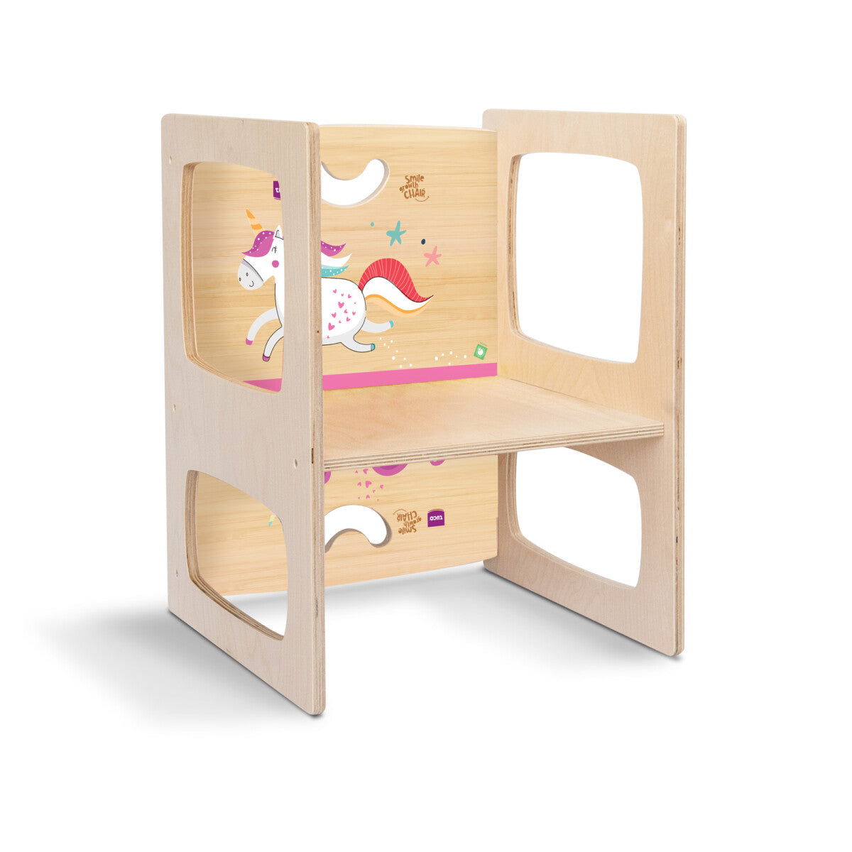 poltrona montessori in legno - principesse