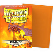 dragon shield standard sleeves - orange matte (100 bustine protettive)