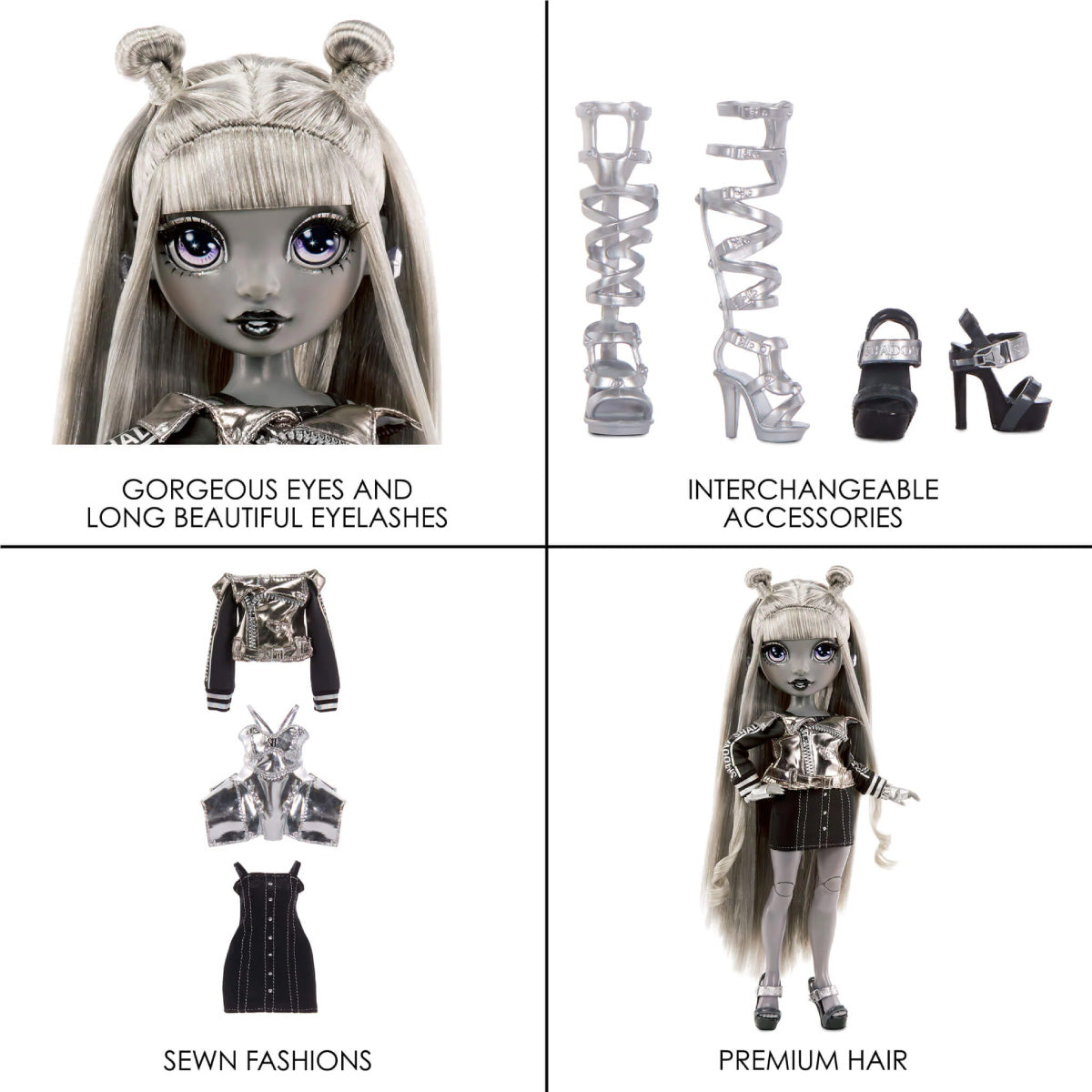 rainbow high - shadow high - luna ma - s1 fashion doll 30cm