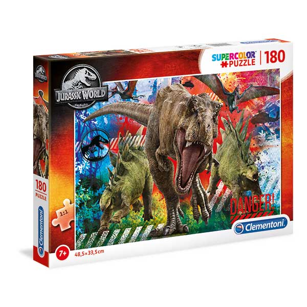 jurassic world - puzzle 180 pezzi