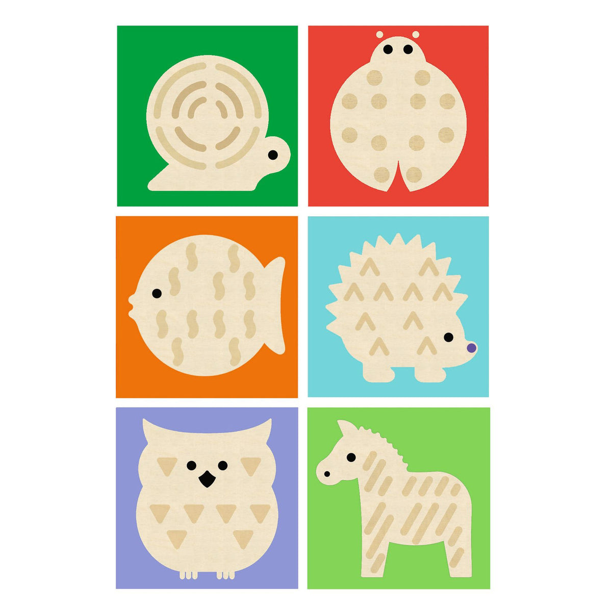 touch basic - cubi in legno per bambini