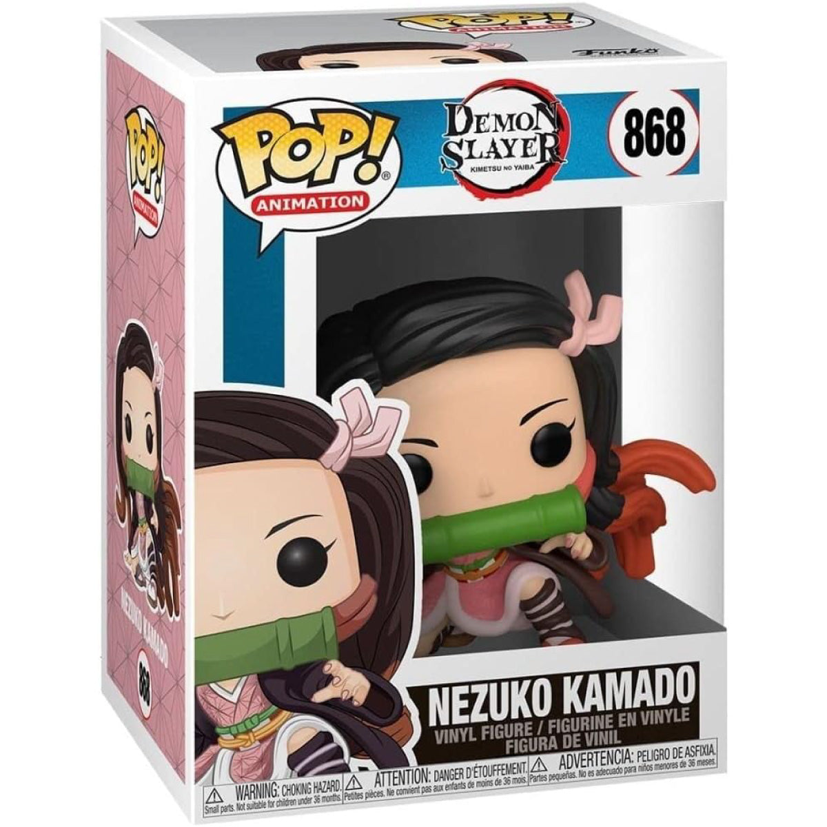 demon slayer - nezuko kamado 9cm - funko pop! 868