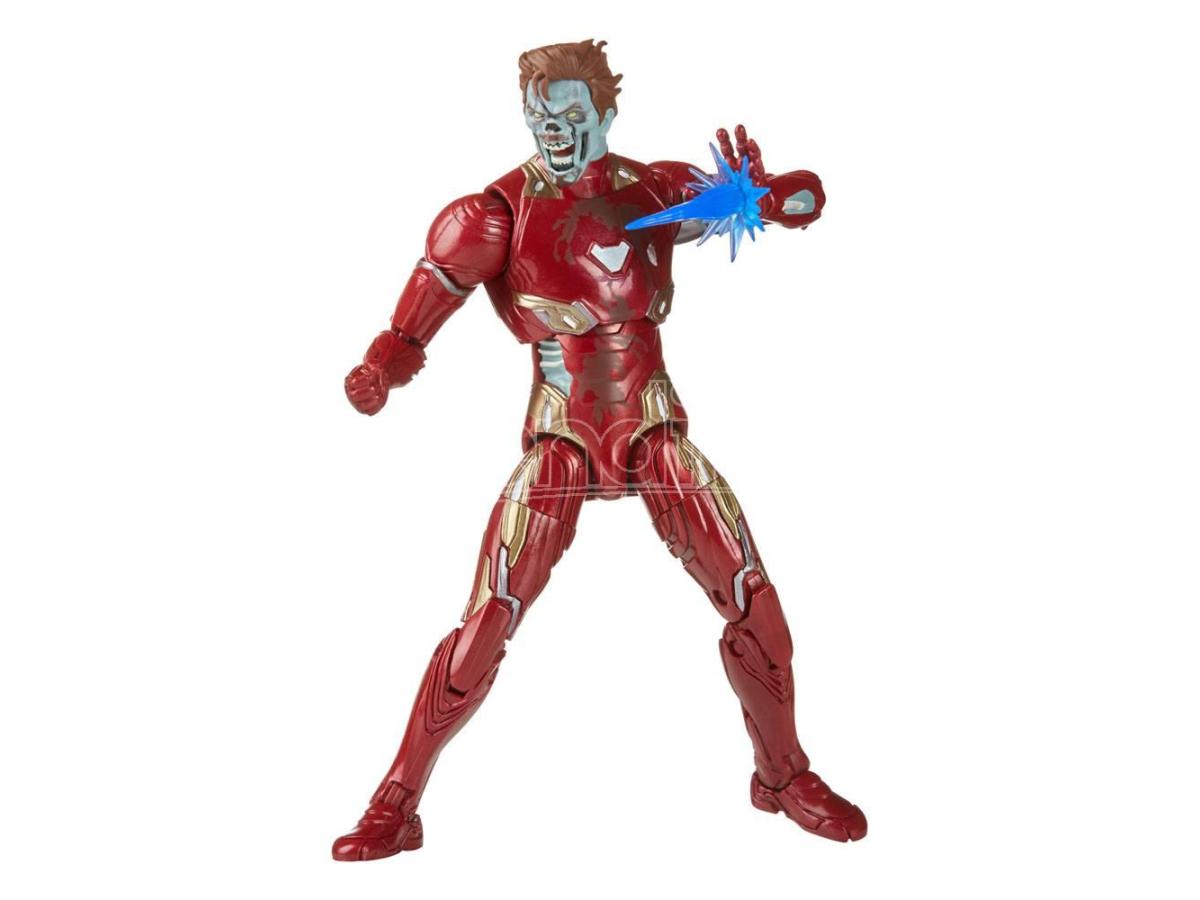 marvel legends series - what if... - zombie iron man - khonshu - build a figure