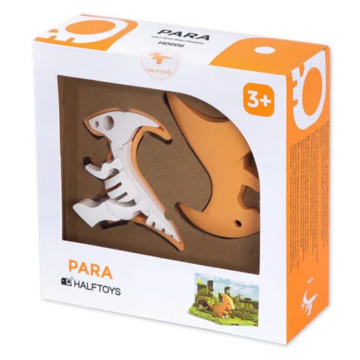 half toys - dino friends - parasaurolofo con diorama