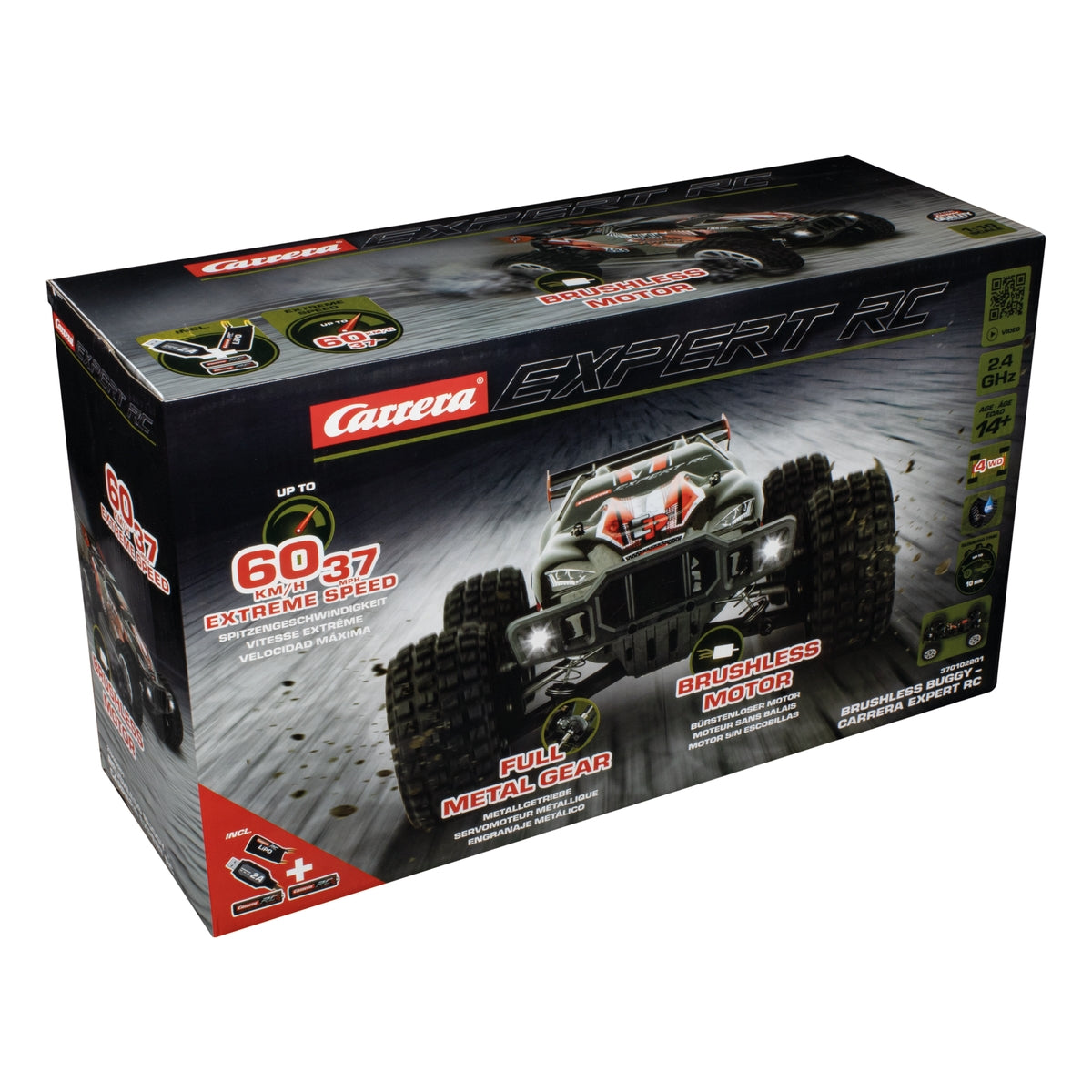 carrera exper rc - brushless buggy 2,4ghz 60kmh