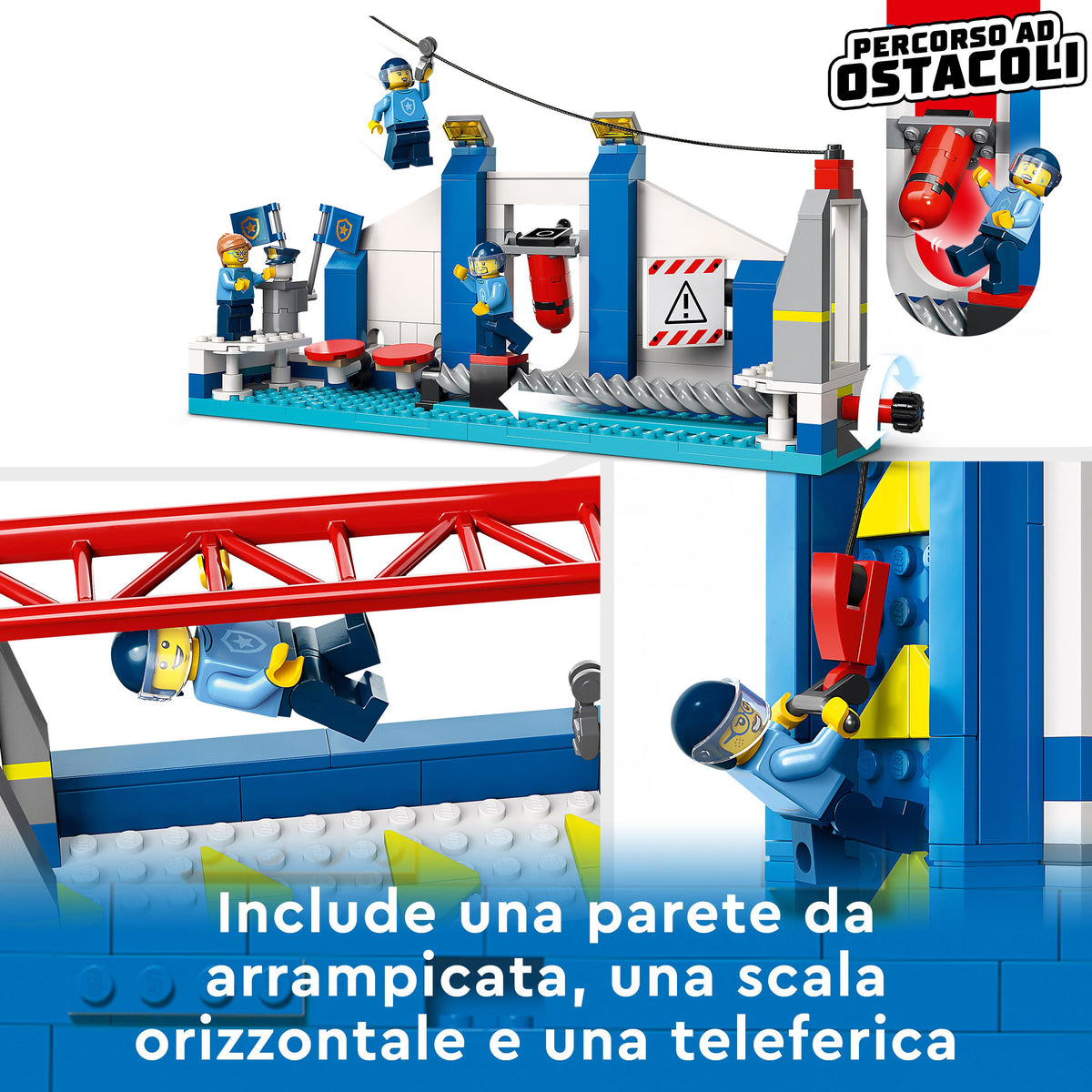 LEGO City 60372 accademia di addestramento della polizia