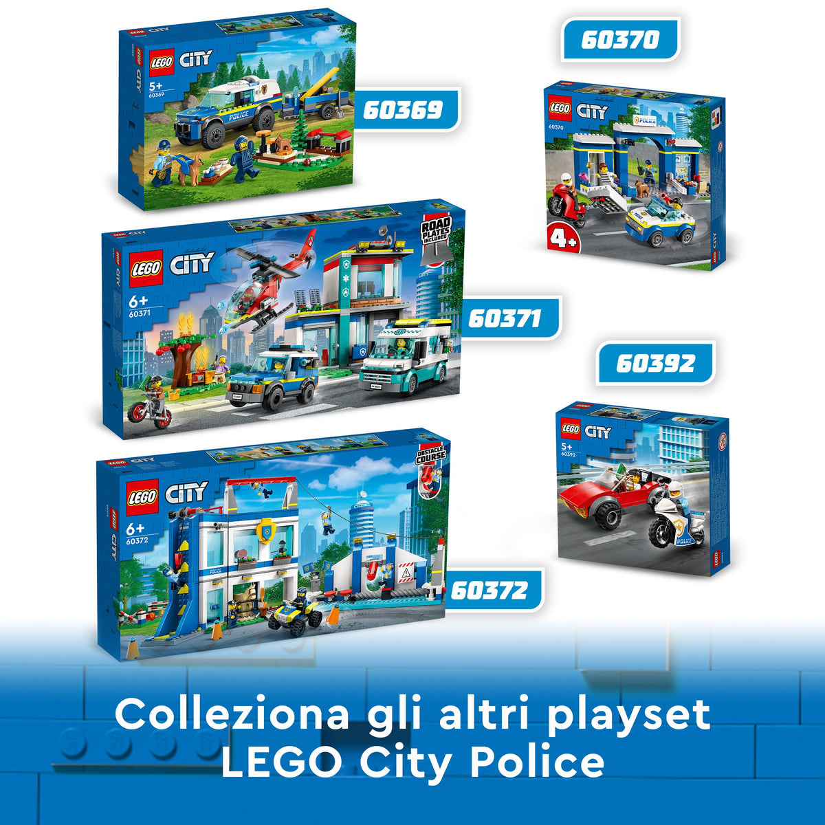 LEGO City 60372 accademia di addestramento della polizia