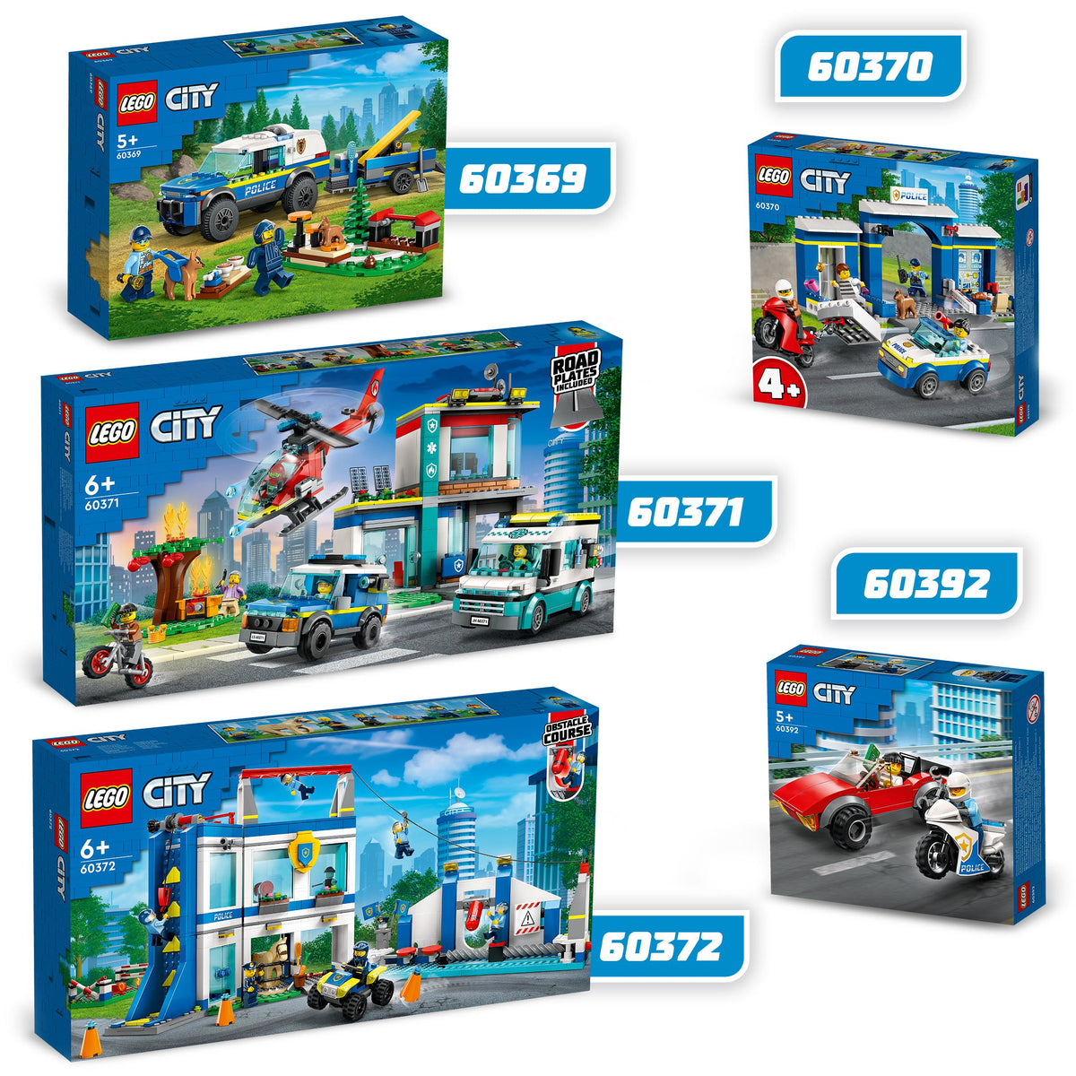 LEGO City 60372 accademia di addestramento della polizia