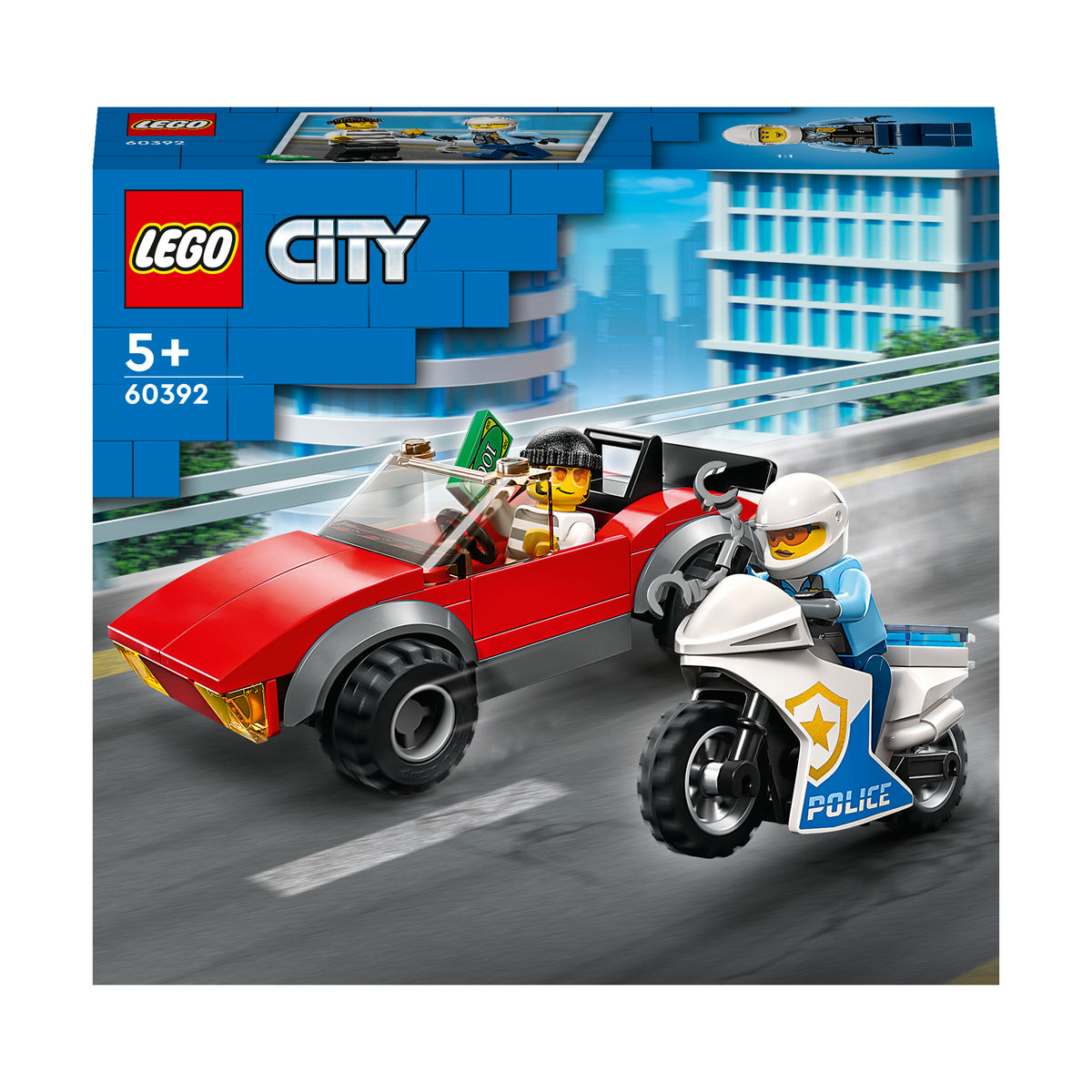 LEGO City 60392 inseguimento sulla moto della polizia