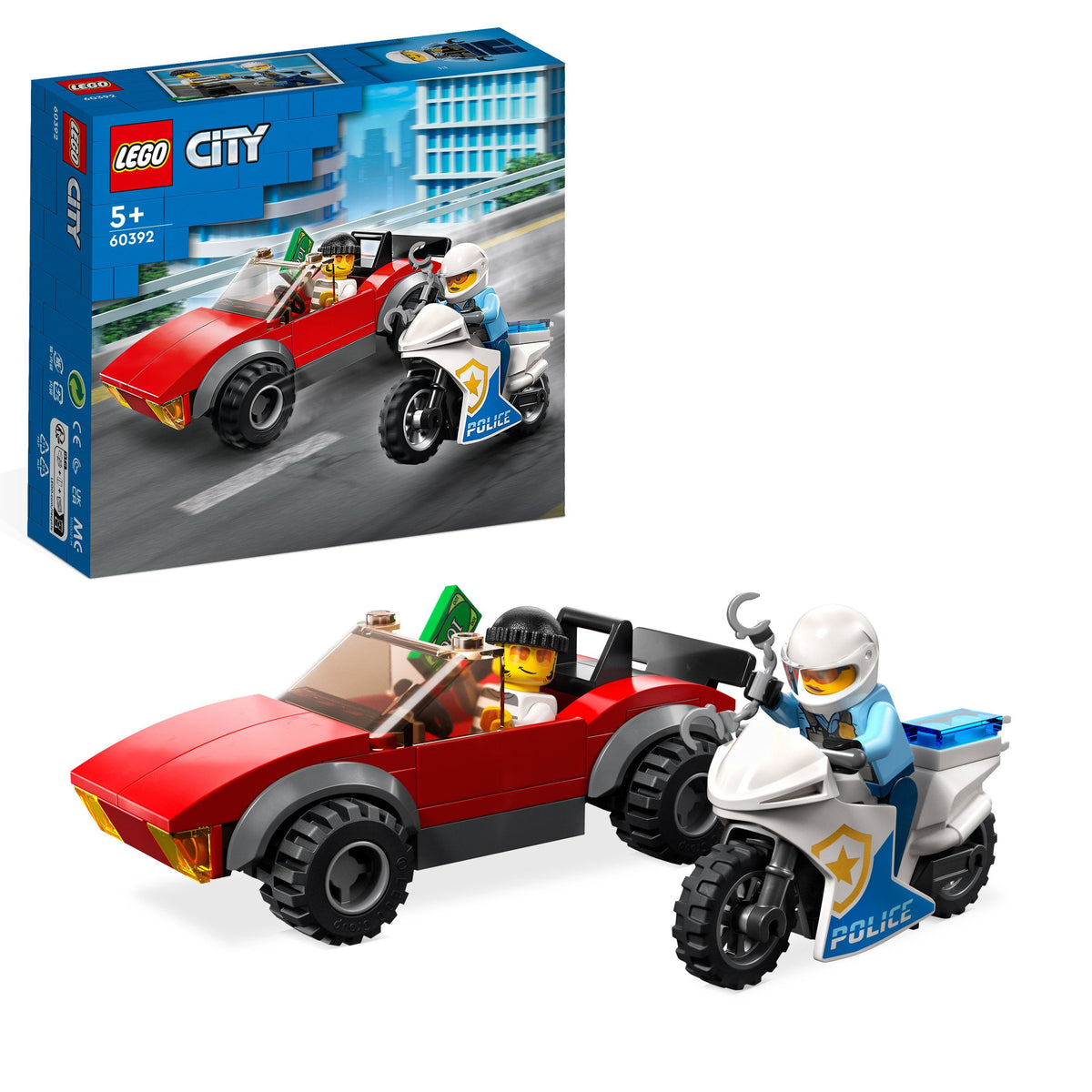 LEGO City 60392 inseguimento sulla moto della polizia