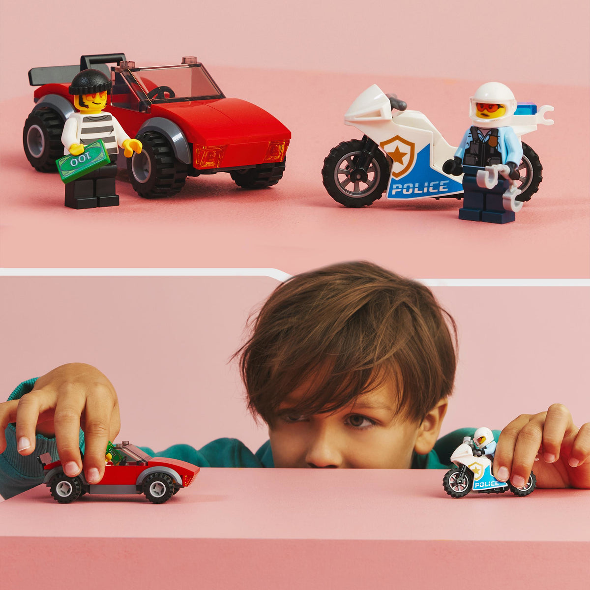 LEGO City 60392 inseguimento sulla moto della polizia