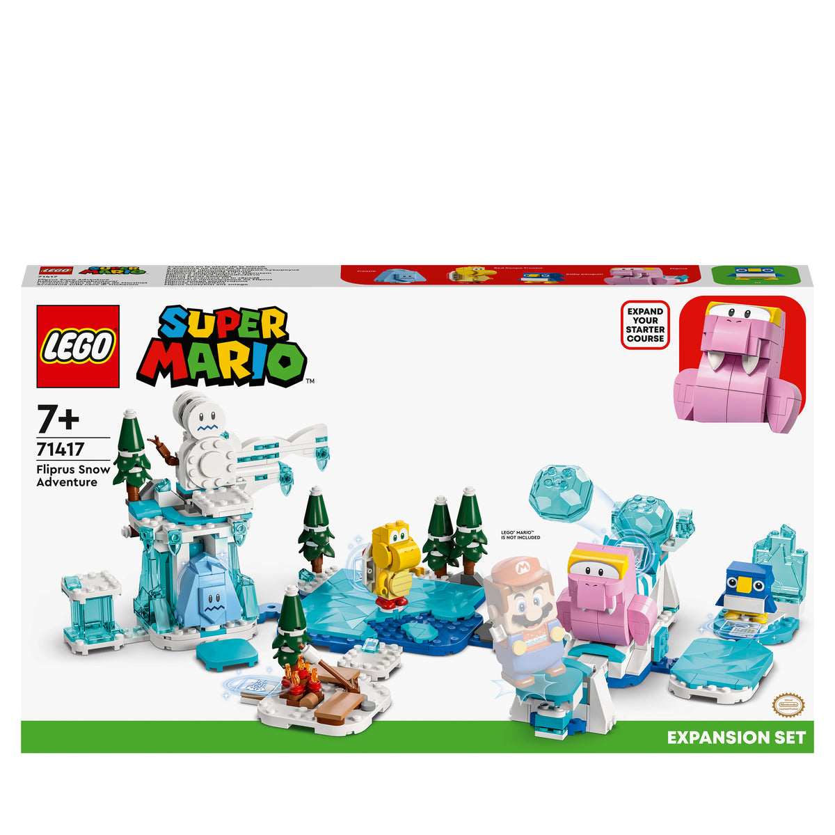LEGO Super Mario 71417 pack di espansione avventura sulla neve di tricherino