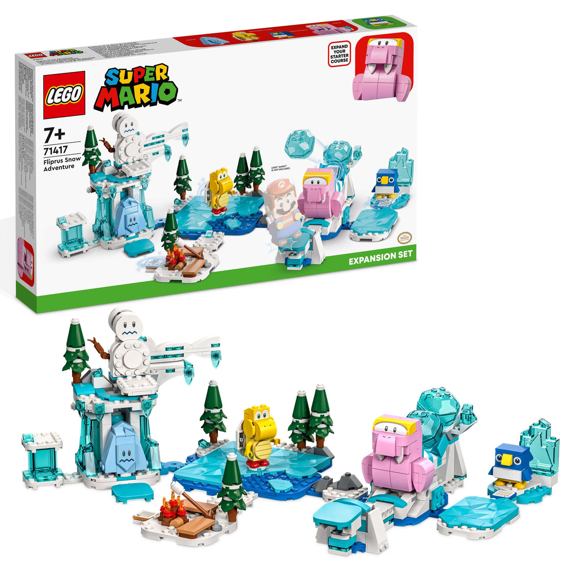 LEGO Super Mario 71417 pack di espansione avventura sulla neve di tricherino