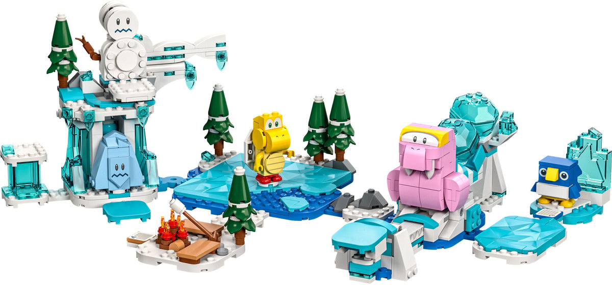 LEGO Super Mario 71417 pack di espansione avventura sulla neve di tricherino