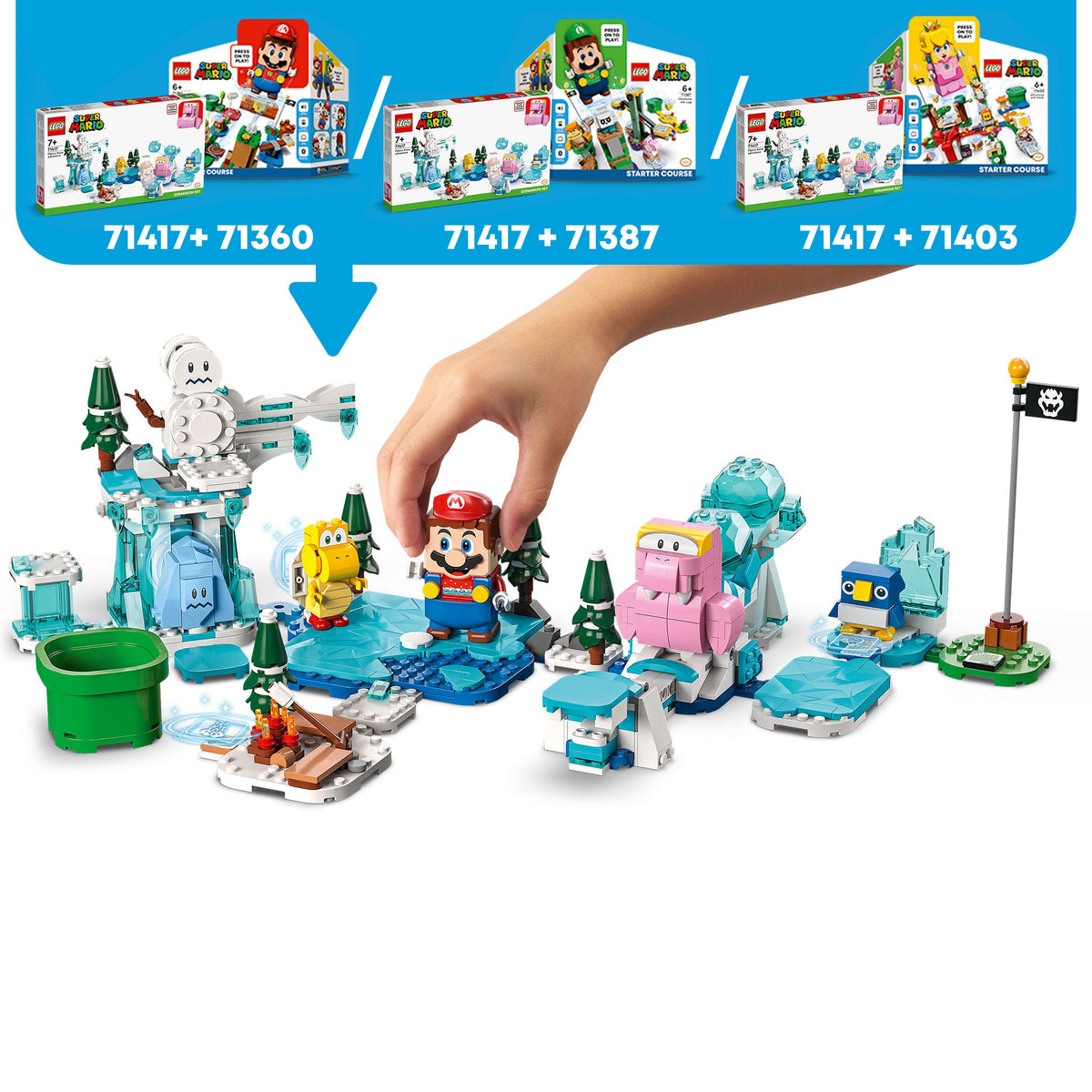 71417 - pack di espansione avventura sulla neve di tricherino