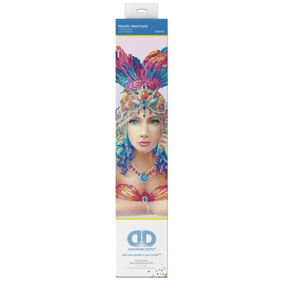 mystic mermaid - diamond dotz intermediate dd11.003 62x35cm