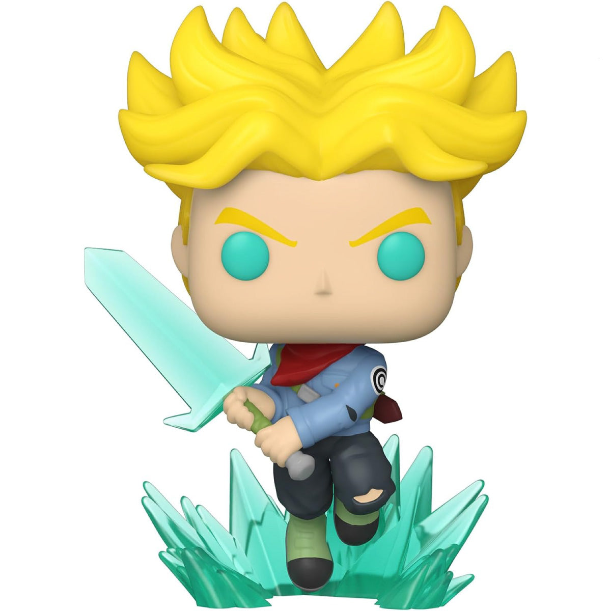 dragon ball super - trunks with sword super saiyan 9cm - funko pop! 1281