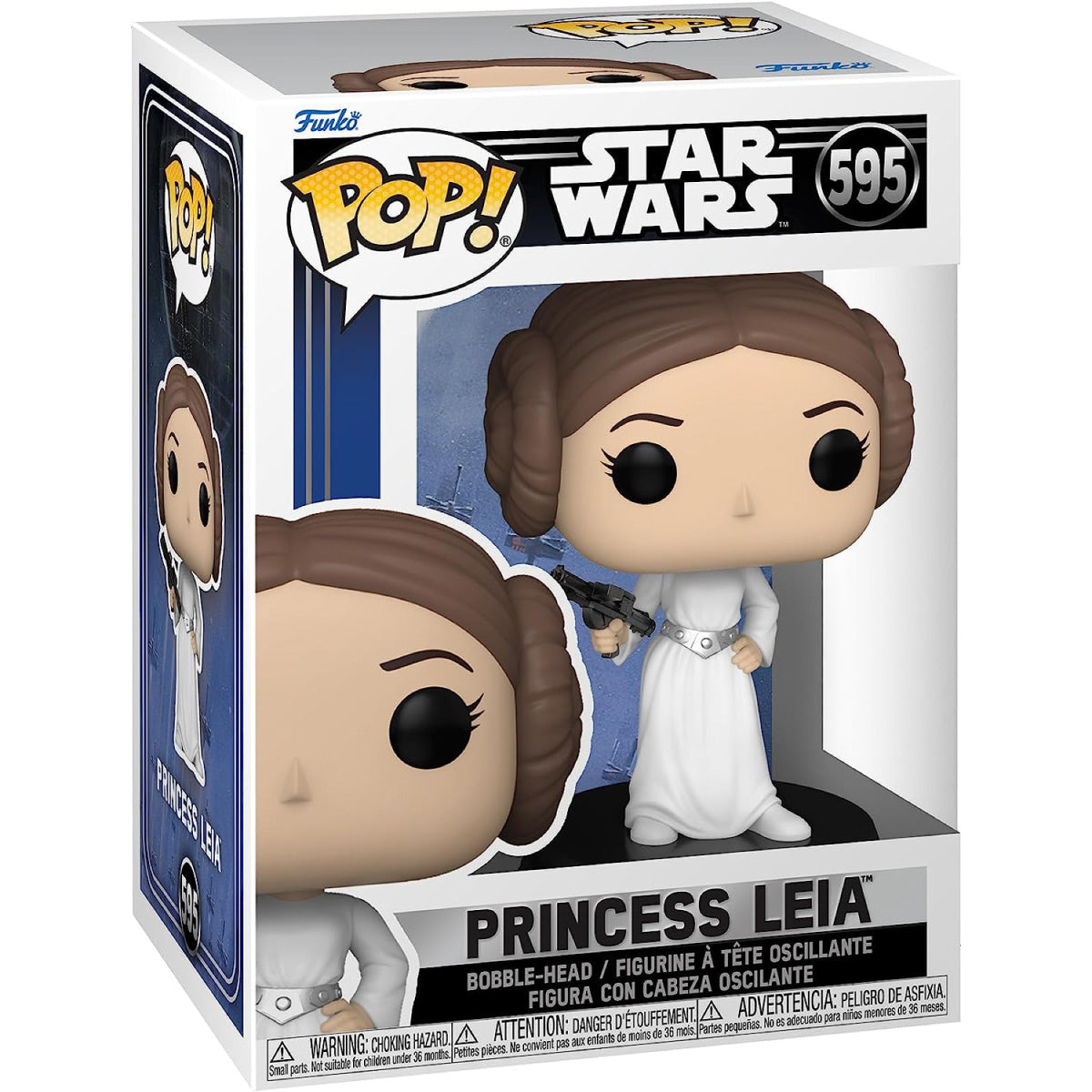 star wars: new classic - leia 9cm - funko pop 595