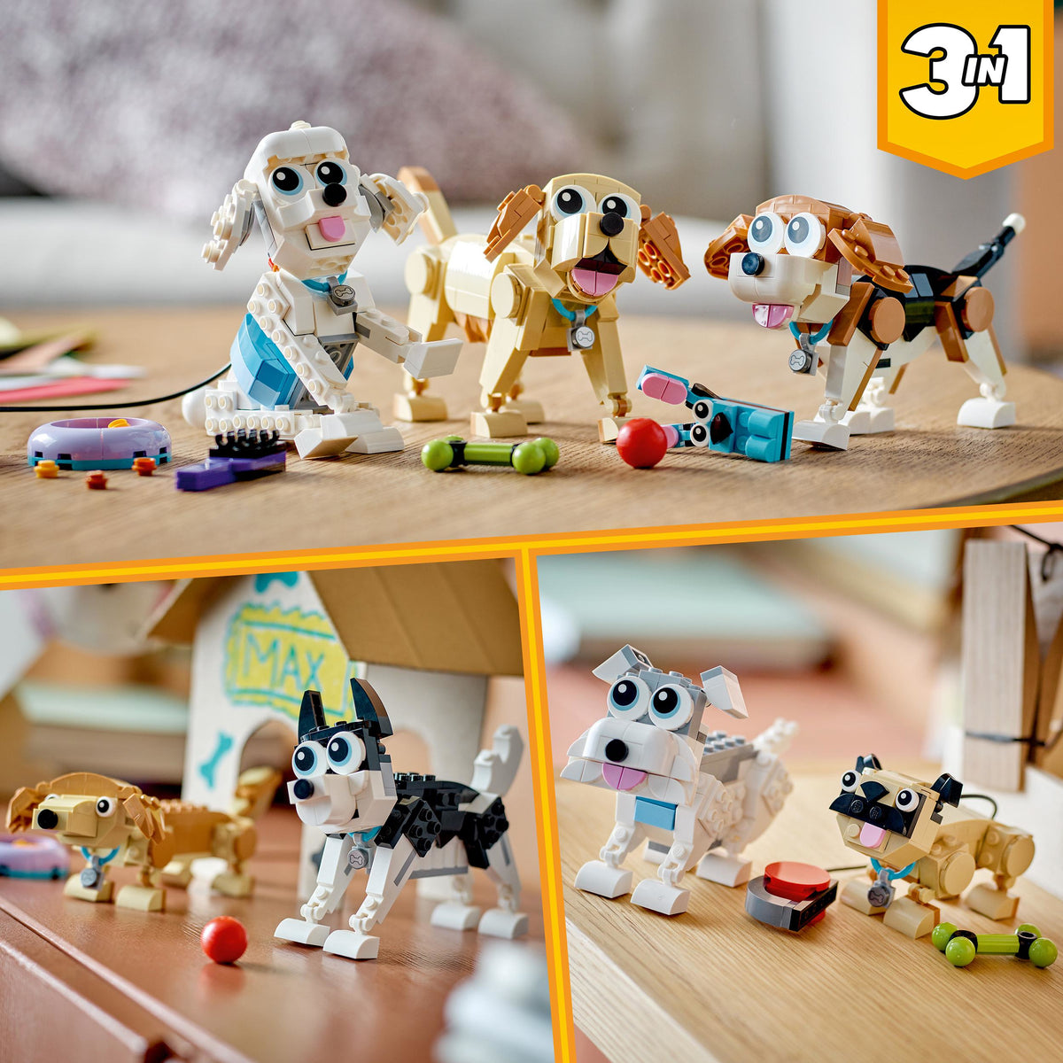 LEGO Creator 31137 adorabili cagnolini