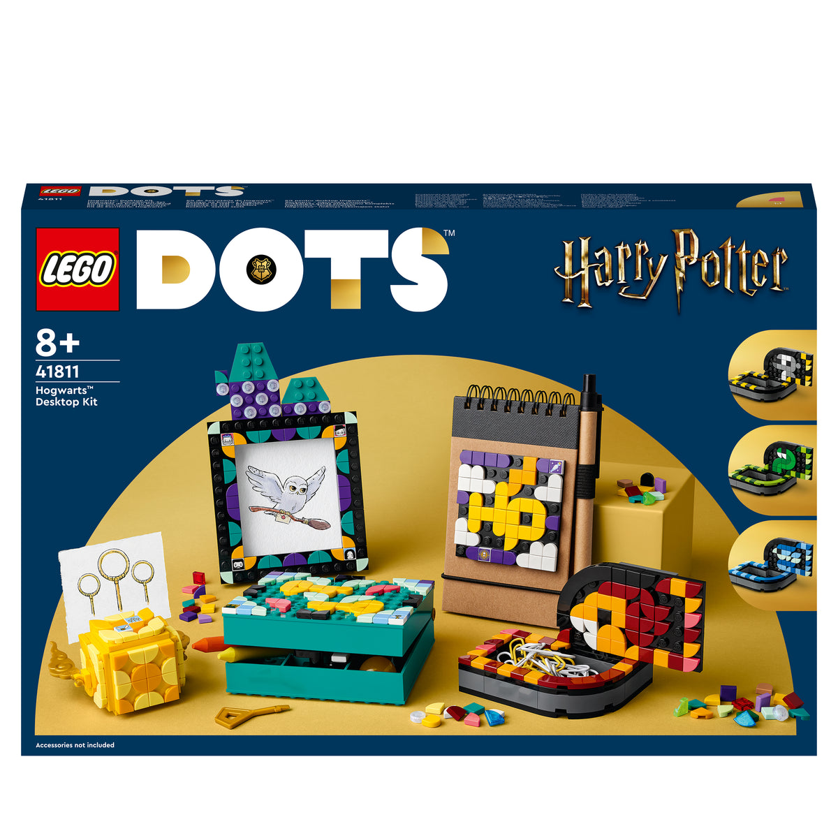 LEGO Dots 41811 kit da scrivania hogwarts
