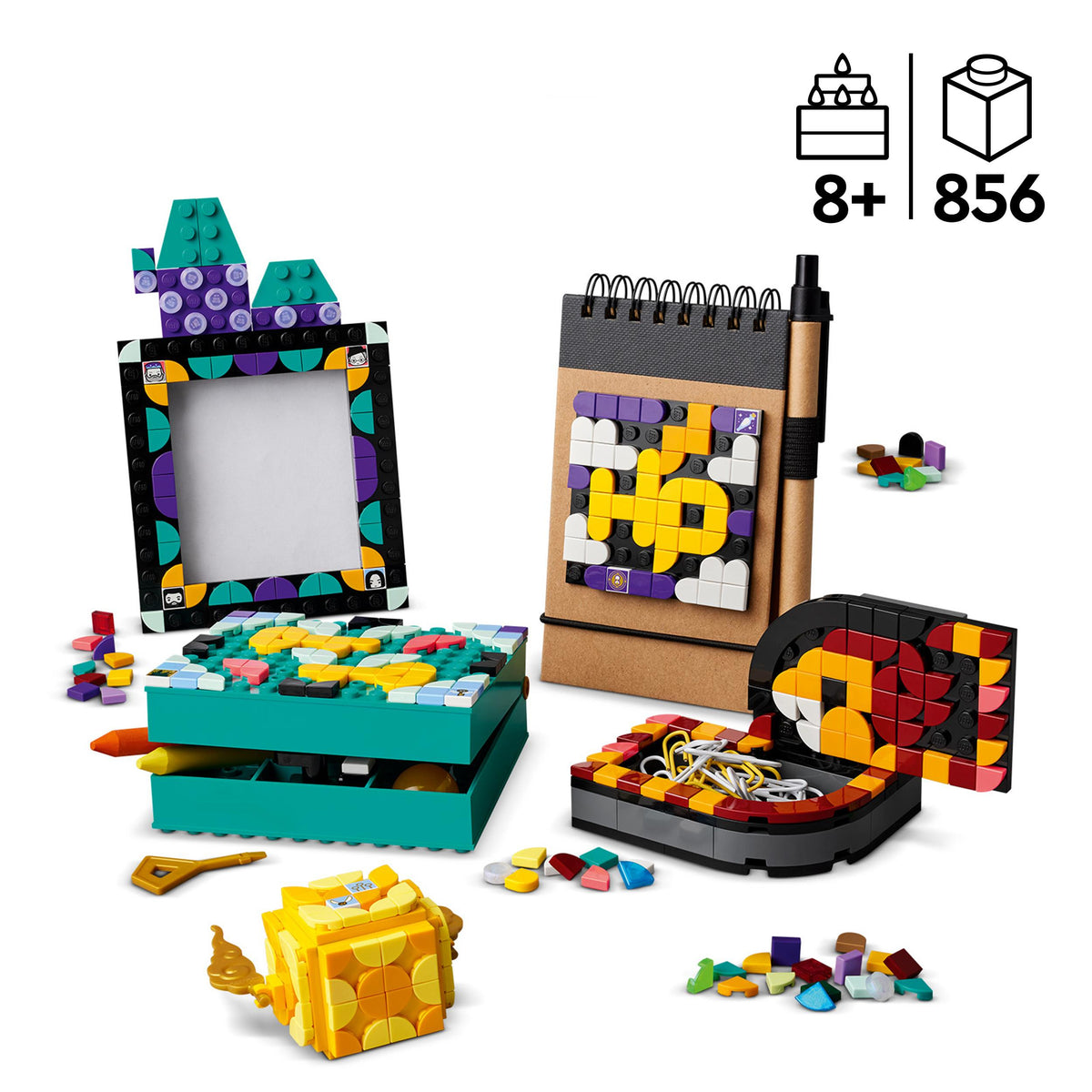 LEGO Dots 41811 kit da scrivania hogwarts