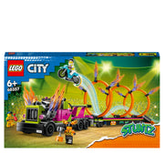 LEGO City 60357 stunt truck: sfida dell’anello di fuoco