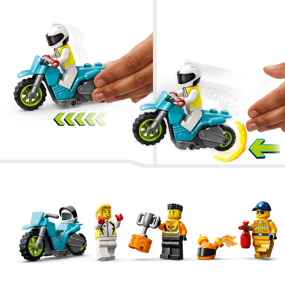 LEGO City 60357 stunt truck: sfida dell’anello di fuoco