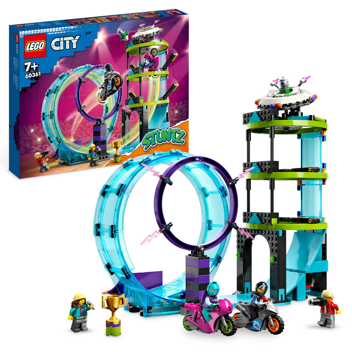 LEGO City 60361 stunt riders: sfida impossibile