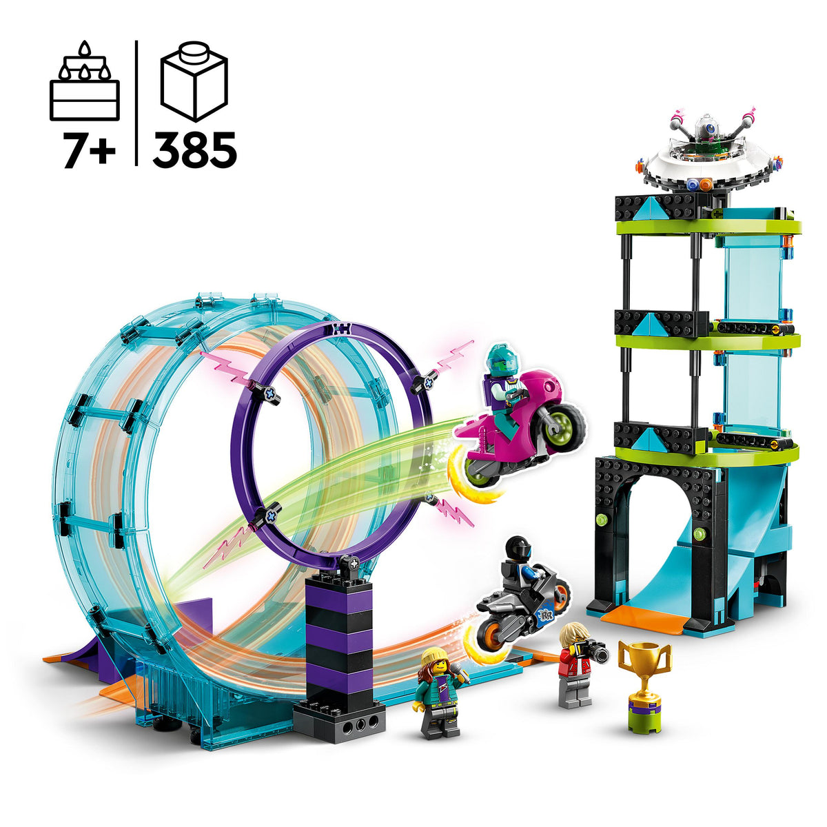 LEGO City 60361 stunt riders: sfida impossibile