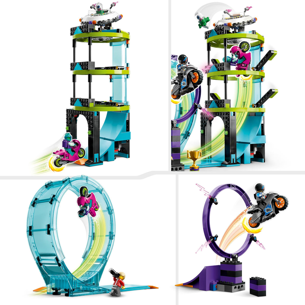 LEGO City 60361 stunt riders: sfida impossibile