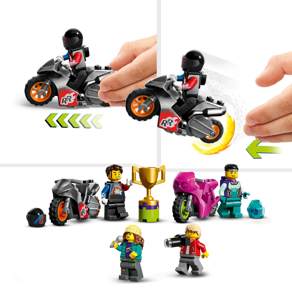 LEGO City 60361 stunt riders: sfida impossibile