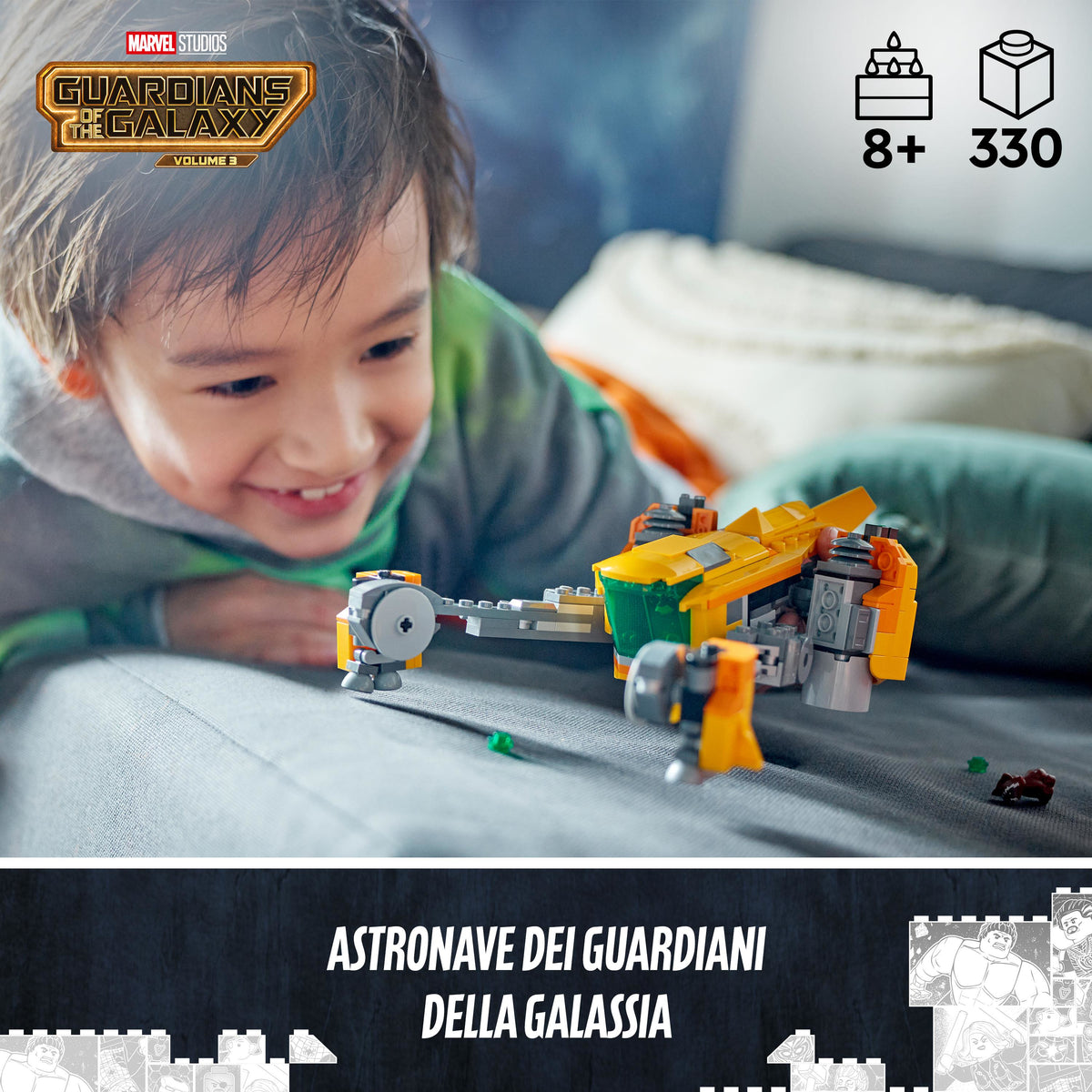 LEGO Super Heroes 76254 astronave di baby rocket