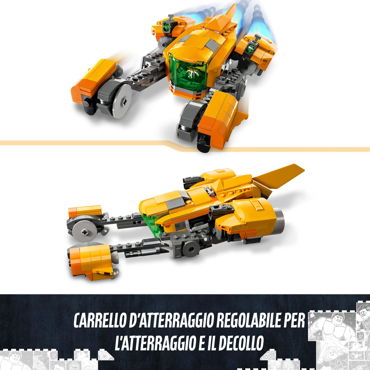 LEGO Super Heroes 76254 astronave di baby rocket
