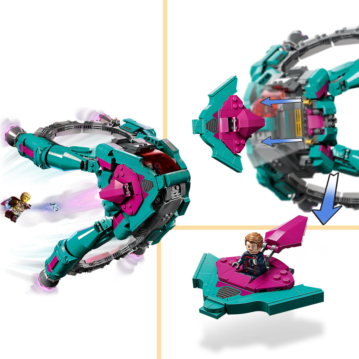 LEGO Super Heroes 76255 l’astronave dei nuovi guardiani