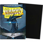 dragon shield standard sleeves - jet matte (100 bustine protettive)
