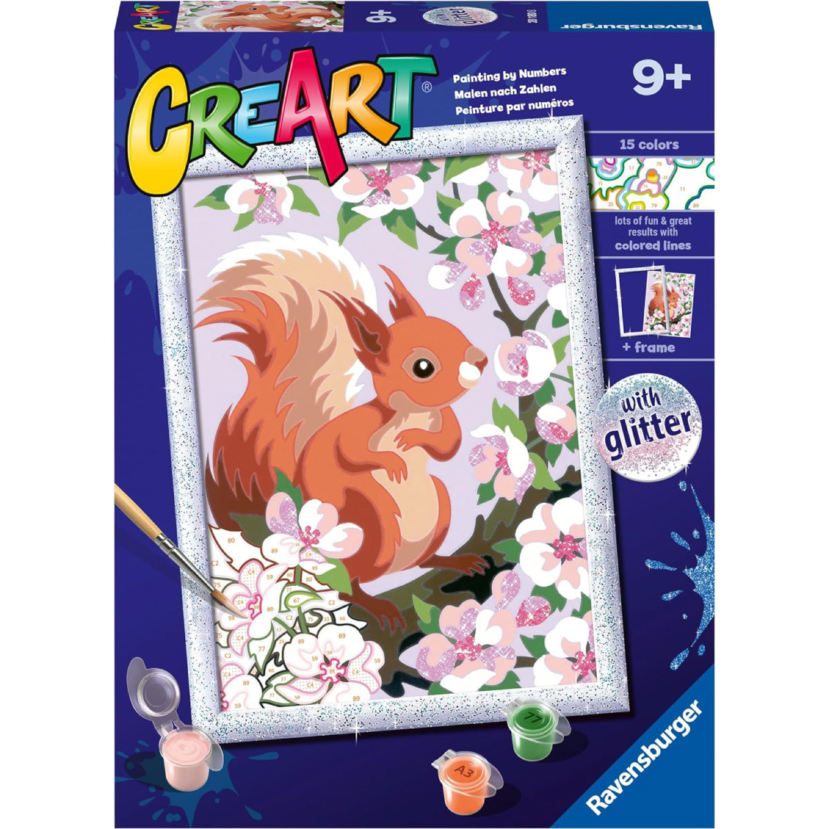 creart - scoiattolo glitter