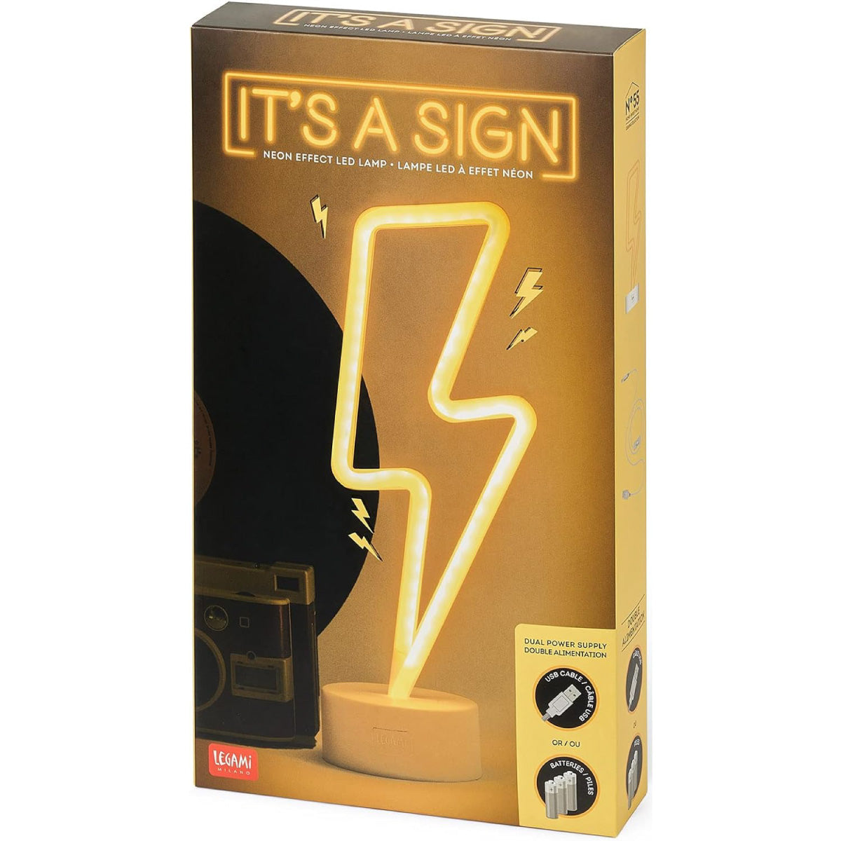 lampada led a effetto neon - it's a sign - flash