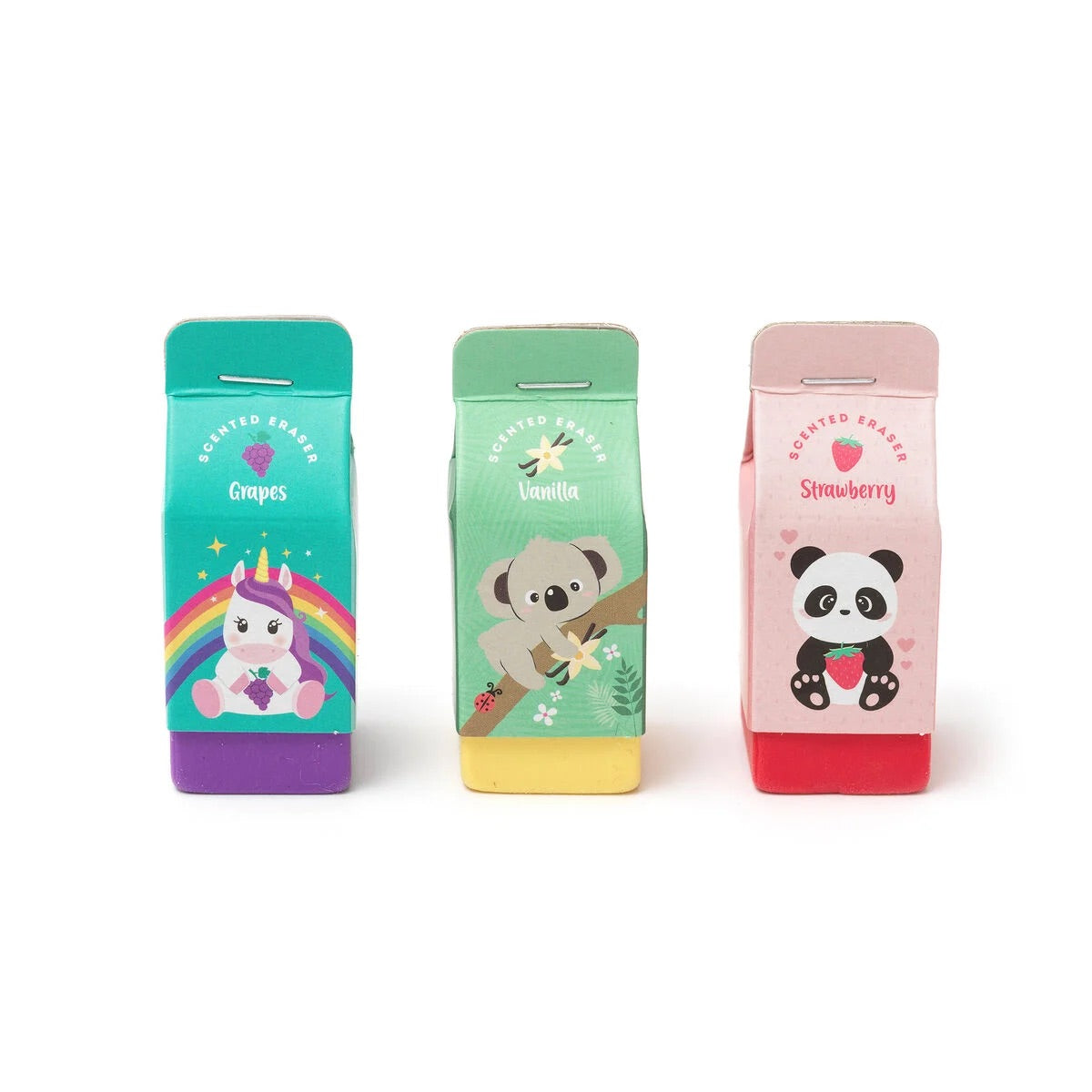set di 3 gomme profumate - yummy yummy
