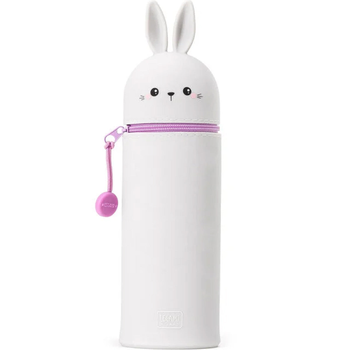 astuccio 2 in 1 in morbido silicone - kawaii - coniglio